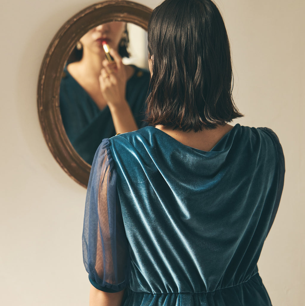 ◤Occasional Velour Dress◢ レディース(ドレープドレス)
