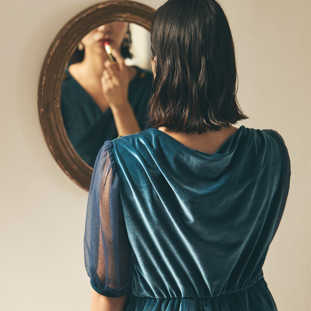 ◤Occasional Velour Dress◢ レディース(ドレープドレス)