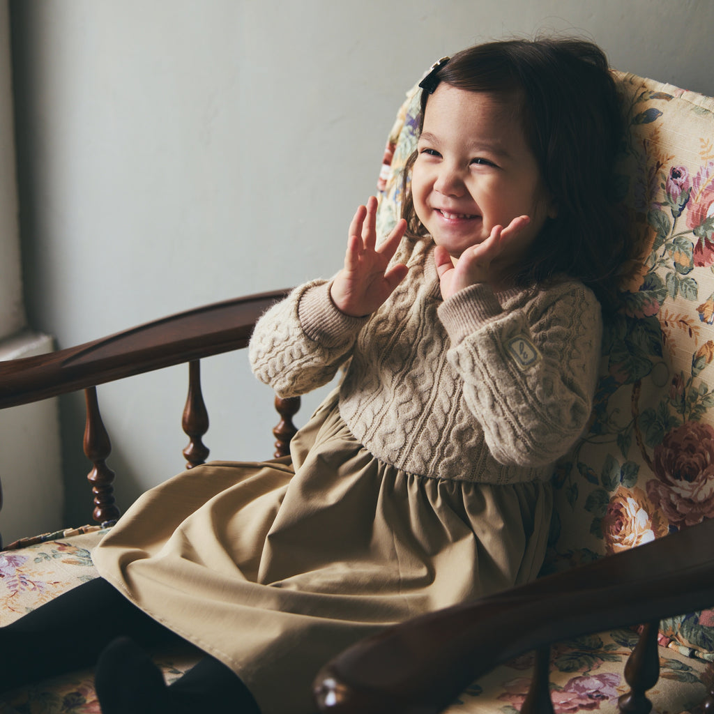 ◤Home Sweet Home Knit◢  girl dress(ワンピース)