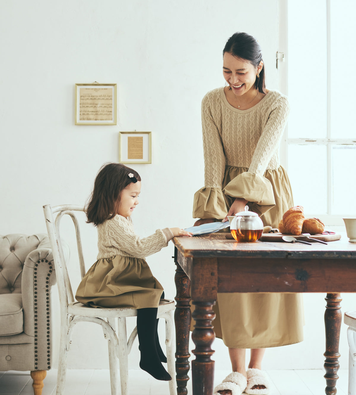 ◤Home Sweet Home Knit◢  girl dress(ワンピース)