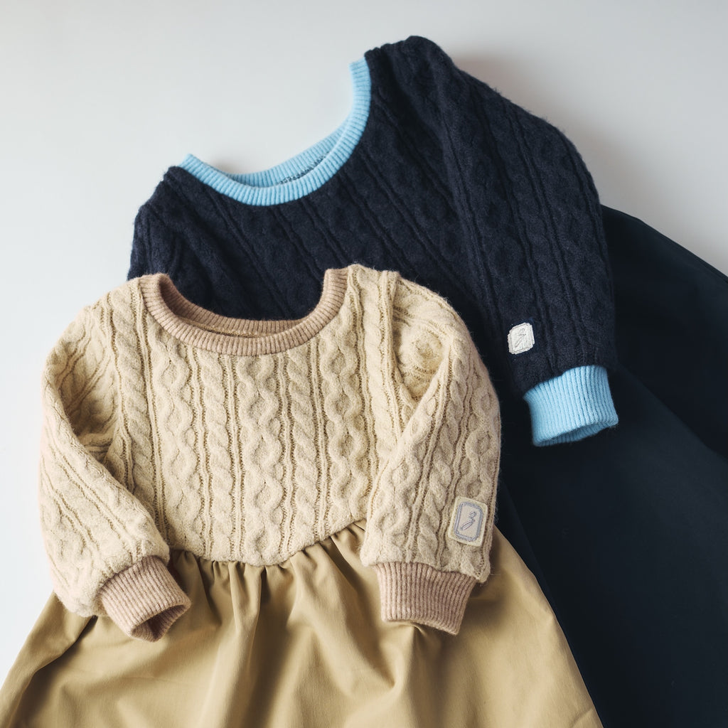 ◤Home Sweet Home Knit◢  girl dress(ワンピース)